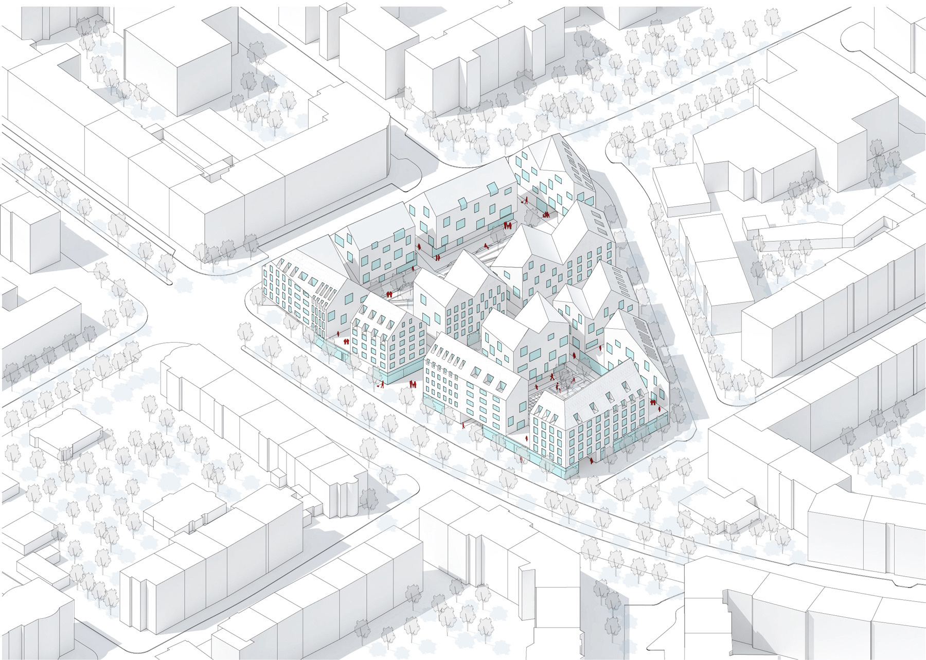 GFC architecture - H-Block Norimberga